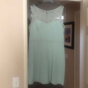 Lauren Conrad sheer detail dress